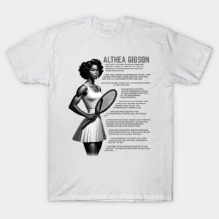 Althea Gibson Facts T-Shirt